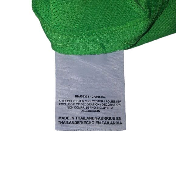 Nike Golf Dri Fit Tour Performance Mens Large Polo Vented Bright Green Shirt - Picture 5 of 9